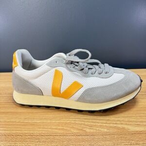 VEJA Rio Branco Alveomesh Shoes Women's US 8 Yellow White